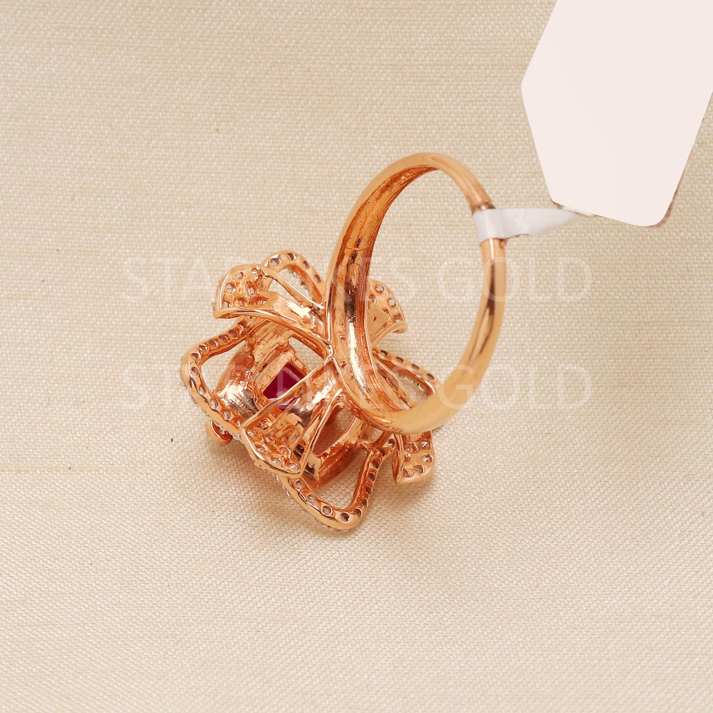 Handcrafted 18k Pure Gold handmade Rings - Artisan Jewelry, 22k Jewelry, Designer Gold Ring, Hallmarked, PR1956
