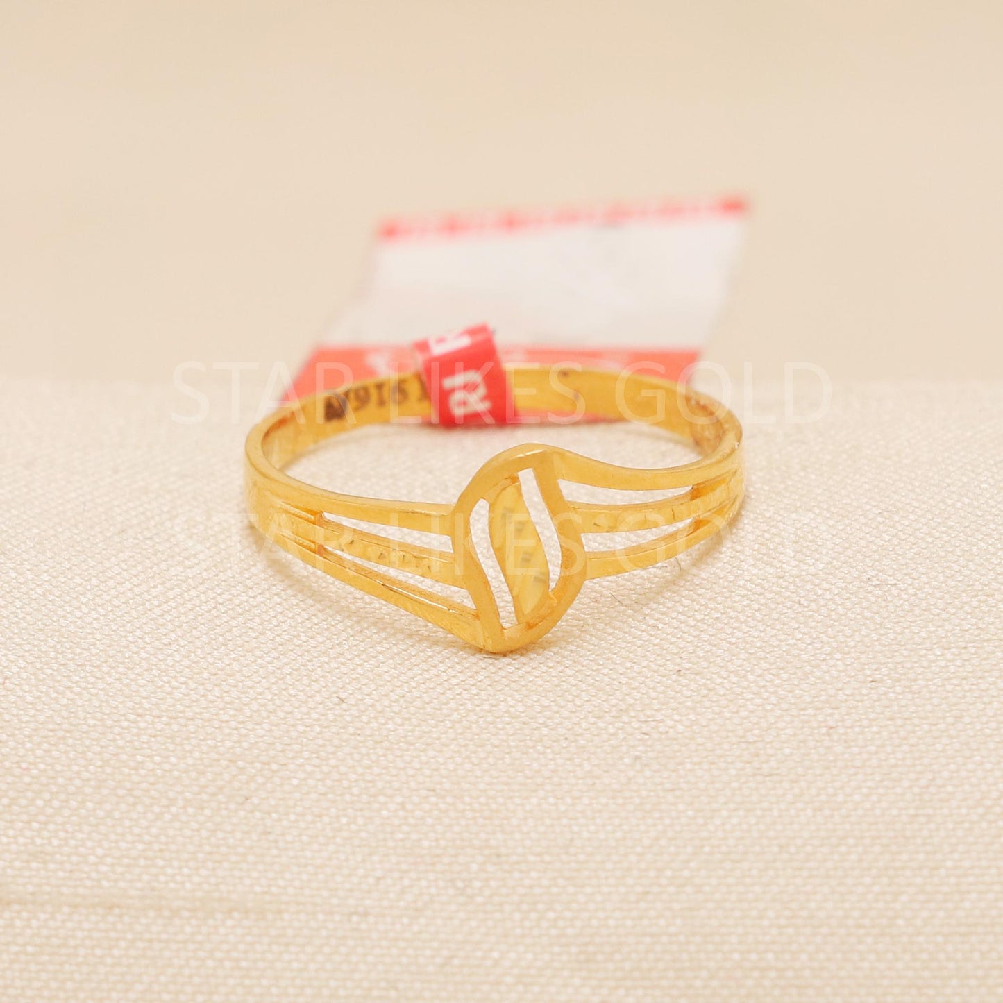 Handcrafted 22k Pure Gold handmade Rings - Artisan Jewelry, 22k Jewelry, Designer Gold Ring, Hallmarked, PR2168