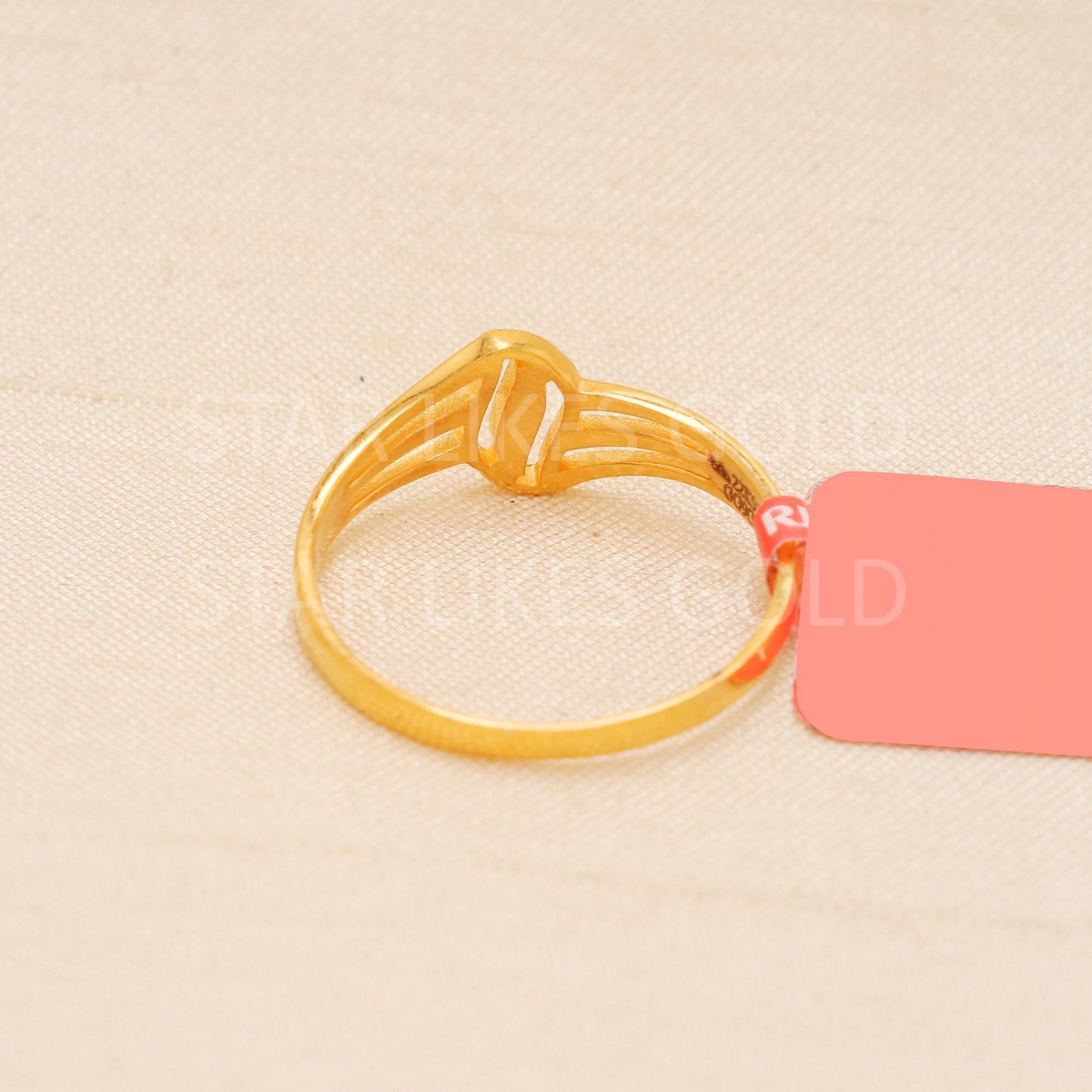 Handcrafted 22k Pure Gold handmade Rings - Artisan Jewelry, 22k Jewelry, Designer Gold Ring, Hallmarked, PR2168