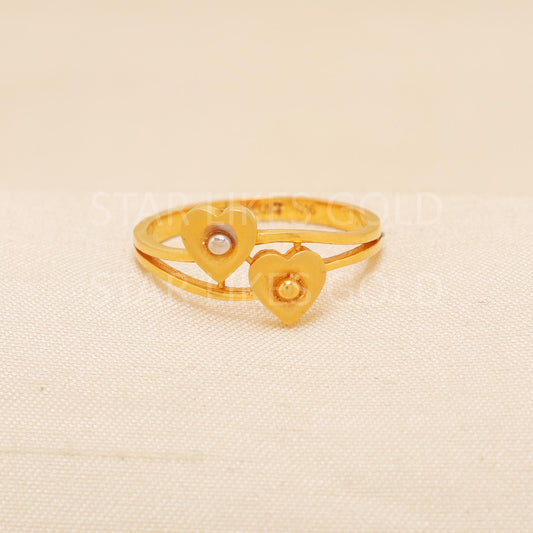 Handcrafted 22k Pure Gold handmade Rings - Artisan Jewelry, 22k Jewelry, Designer Gold Ring, Hallmarked, PR2175