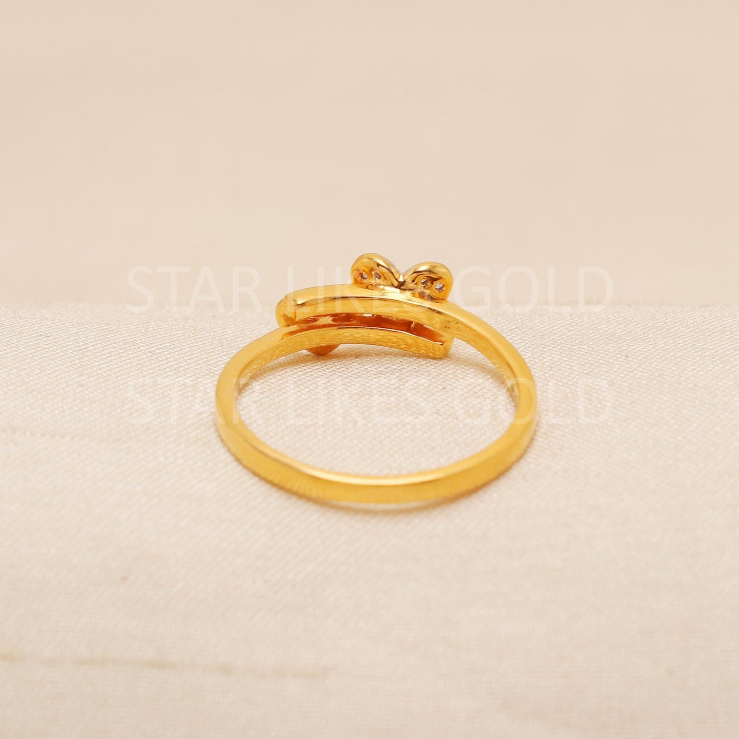 Handcrafted 22k Pure Gold handmade Rings - Artisan Jewelry, 22k Jewelry, Designer Gold Ring, Hallmarked, PR1968