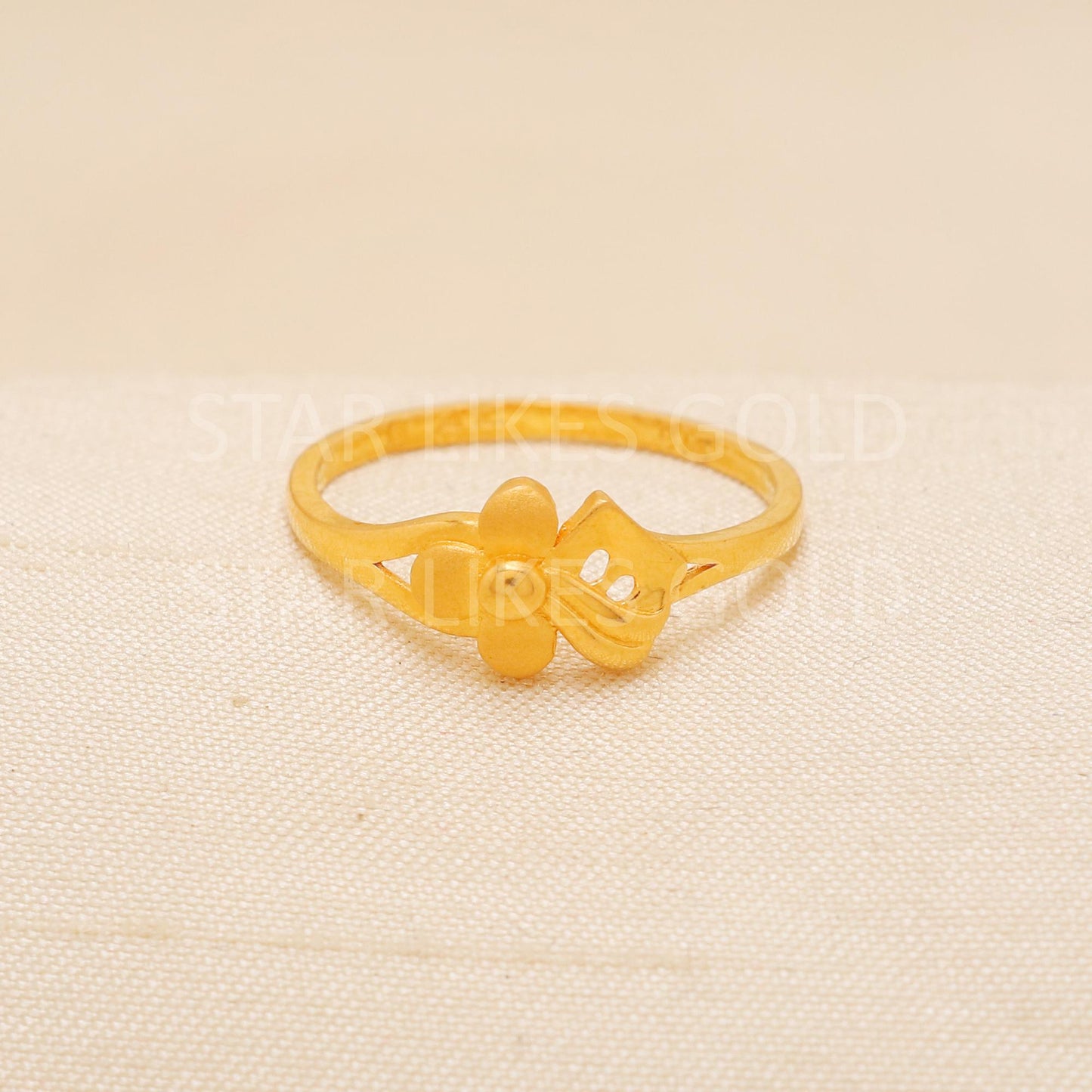 Handcrafted 22k Pure Gold handmade Rings - Artisan Jewelry, 22k Jewelry, Designer Gold Ring, Hallmarked, PR1970