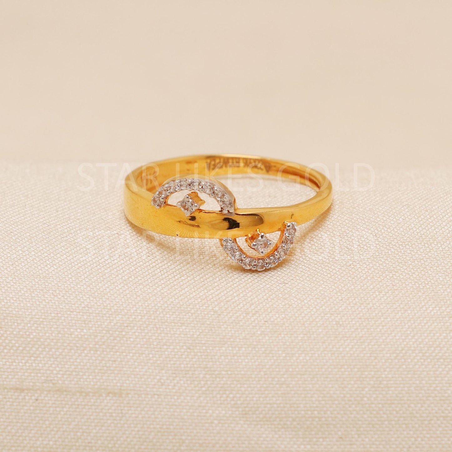 Handcrafted 22k Pure Gold handmade Rings - Artisan Jewelry, 22k Jewelry, Designer Gold Ring, Hallmarked, PR2177
