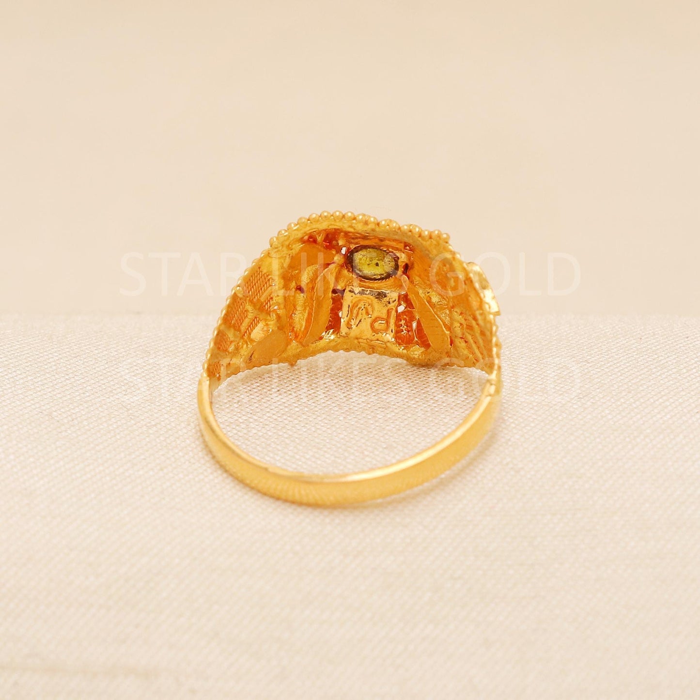 Handcrafted 22k Pure Gold handmade Rings - Artisan Jewelry, 22k Jewelry, Designer Gold Ring, Hallmarked, PR1986