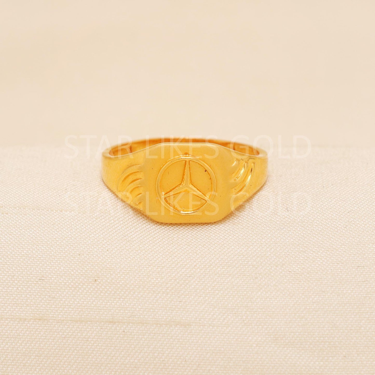 Handcrafted 22k Pure Gold handmade Rings - Artisan Jewelry, 22k Jewelry, Designer Gold Ring, Hallmarked, PR1999
