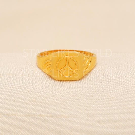 Handcrafted 22k Pure Gold handmade Rings - Artisan Jewelry, 22k Jewelry, Designer Gold Ring, Hallmarked, PR1999