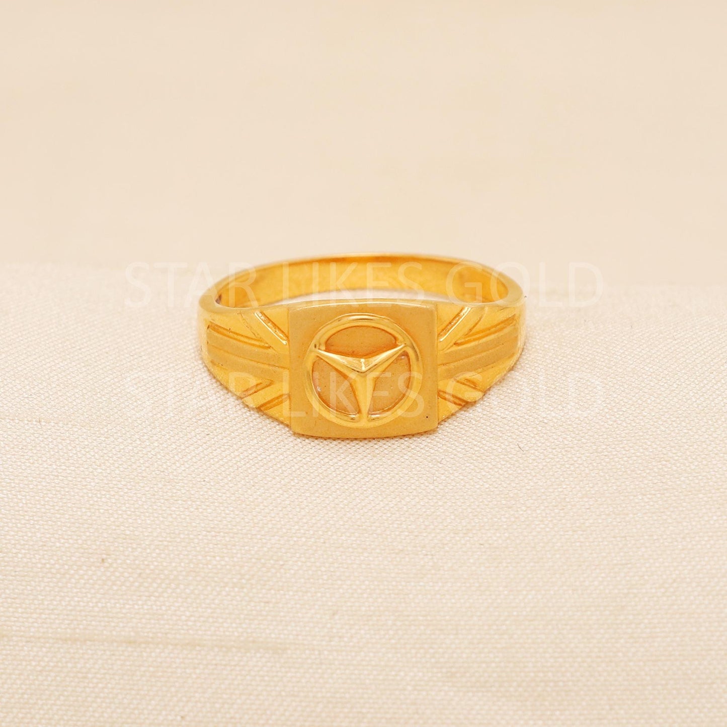 Handcrafted 22k Pure Gold handmade Rings - Artisan Jewelry, 22k Jewelry, Designer Gold Ring, Hallmarked, PR2014