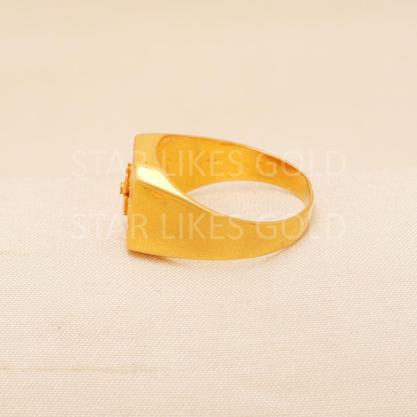 Handcrafted 22k Pure Gold handmade Rings - Artisan Jewelry, 22k Jewelry, Designer Gold Ring, Hallmarked, PR2020