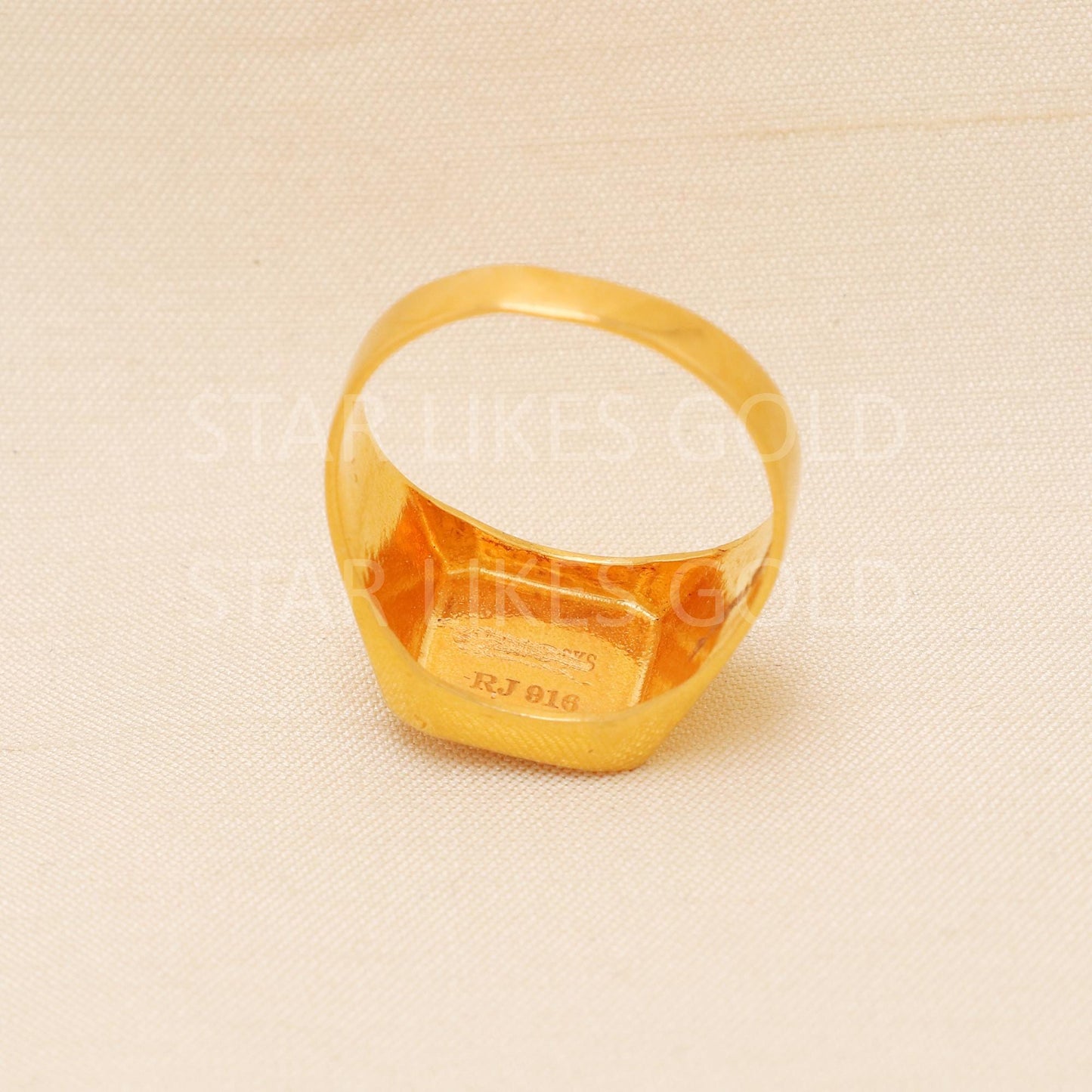 Handcrafted 22k Pure Gold handmade Rings - Artisan Jewelry, 22k Jewelry, Designer Gold Ring, Hallmarked, PR2020