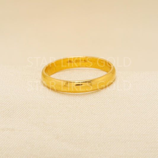 Handcrafted 22k Pure Gold handmade Rings - Artisan Jewelry, 22k Jewelry, Designer Gold Ring, Hallmarked, PR1919