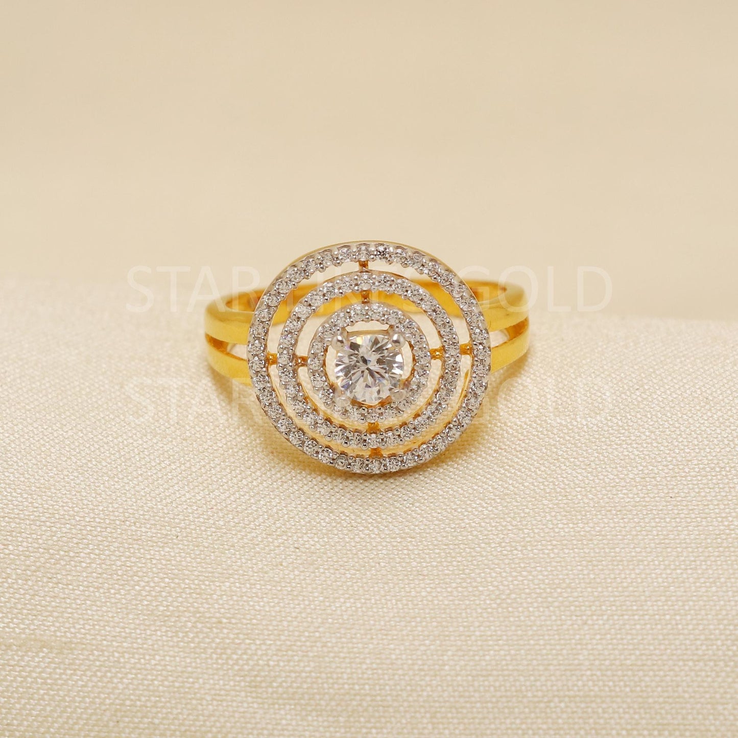 Handcrafted 22k Pure Gold handmade Rings - Artisan Jewelry, 22k Jewelry, Designer Gold Ring, Hallmarked, PR1926