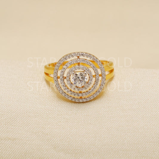 Handcrafted 22k Pure Gold handmade Rings - Artisan Jewelry, 22k Jewelry, Designer Gold Ring, Hallmarked, PR1926