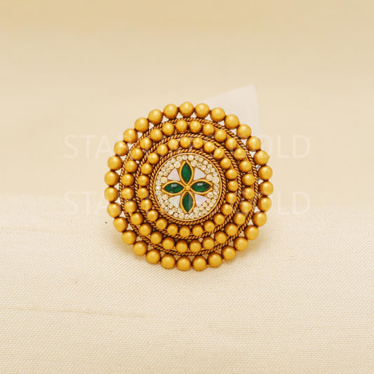 Handcrafted 22k Pure Gold handmade Rings - Artisan Jewelry, 22k Jewelry, Designer Gold Ring, Hallmarked, PR1939