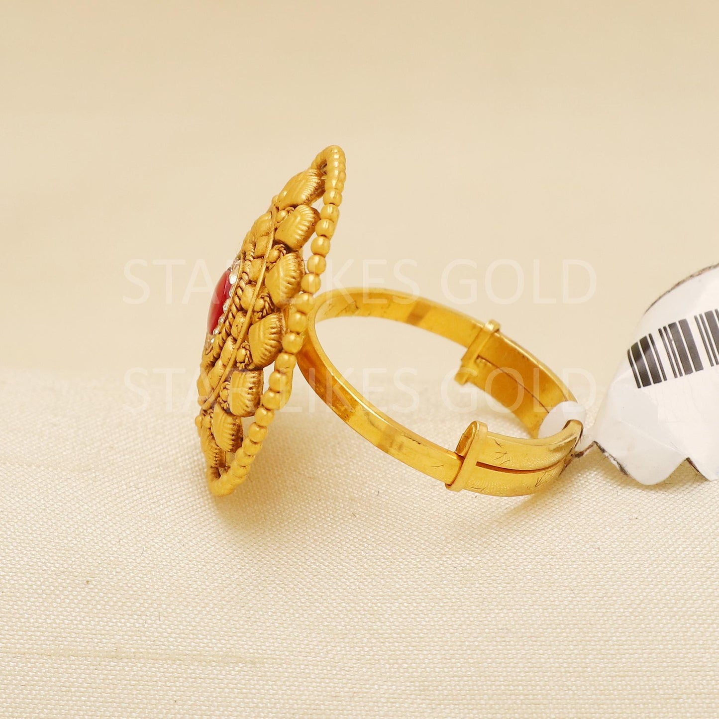 Handcrafted 22k Pure Gold handmade Rings - Artisan Jewelry, 22k Jewelry, Designer Gold Ring, Hallmarked, PR1942