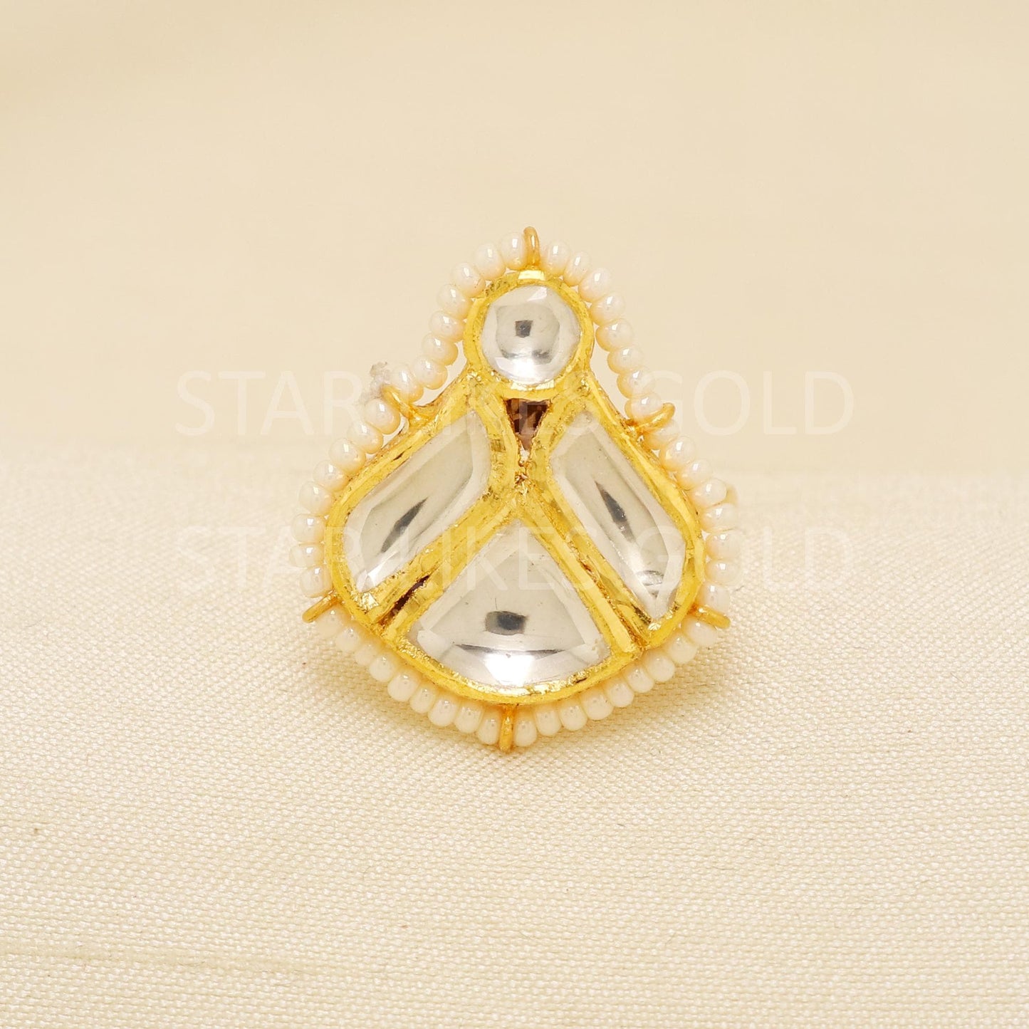Handcrafted 22k Pure Gold handmade Rings - Artisan Jewelry, 22k Jewelry, Designer Gold Ring, Hallmarked, PR1954