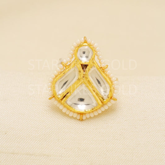 Handcrafted 22k Pure Gold handmade Rings - Artisan Jewelry, 22k Jewelry, Designer Gold Ring, Hallmarked, PR1954