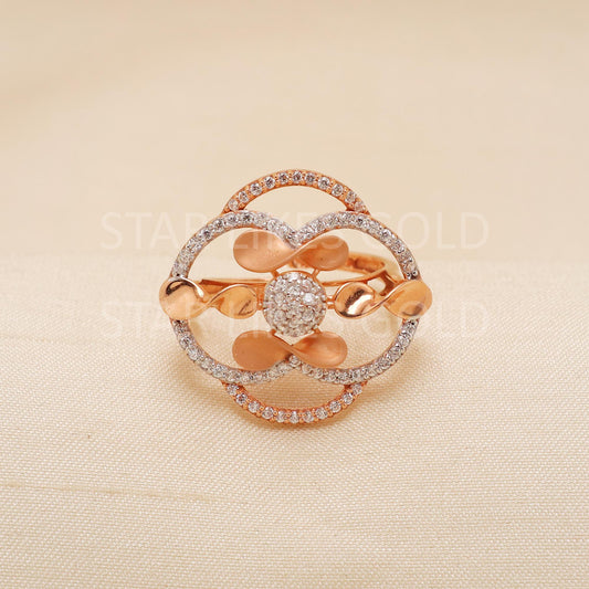 Handcrafted 18k Pure Gold handmade Rings - Artisan Jewelry, 22k Jewelry, Designer Gold Ring, Hallmarked, PR1957