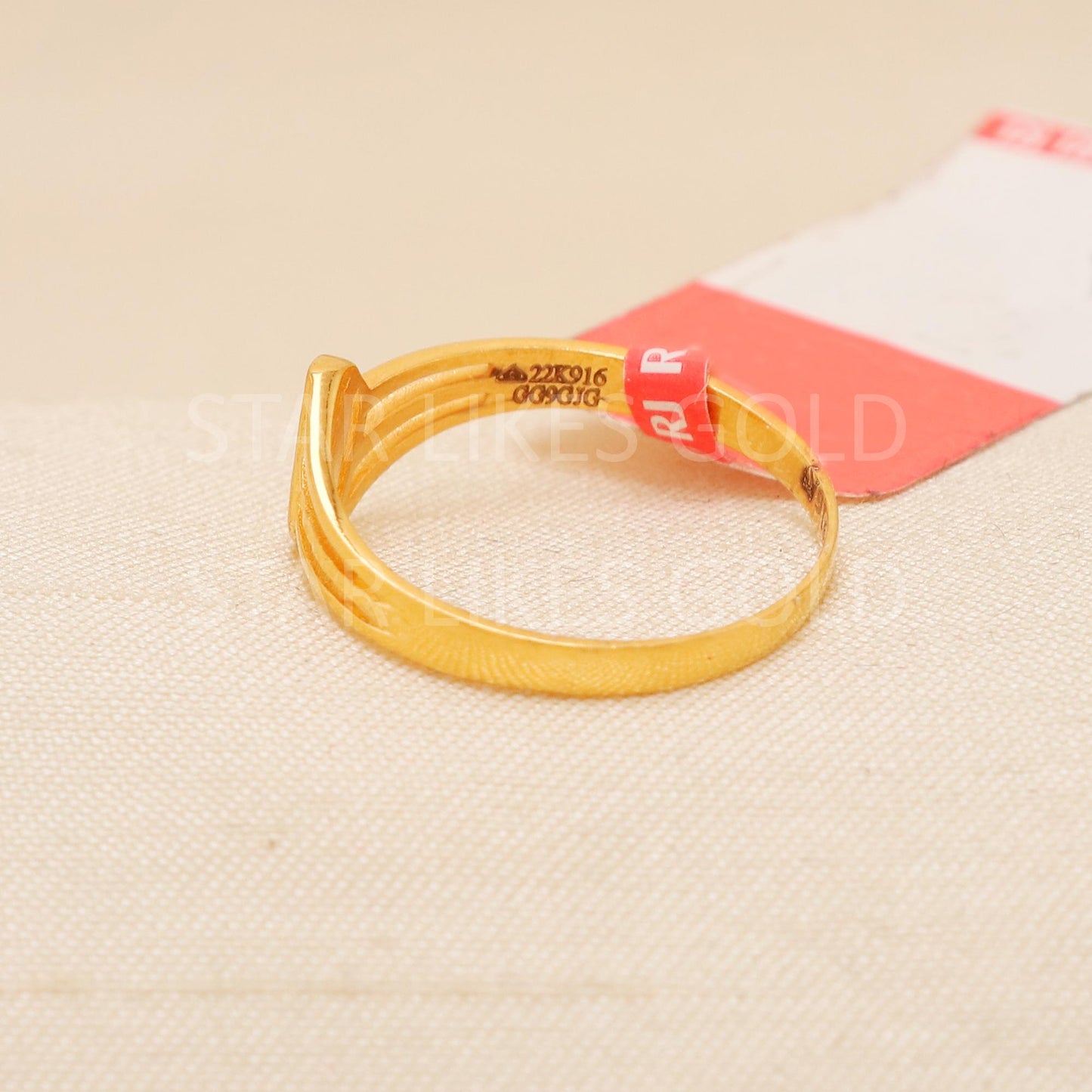 Handcrafted 22k Pure Gold handmade Rings - Artisan Jewelry, 22k Jewelry, Designer Gold Ring, Hallmarked, PR2168