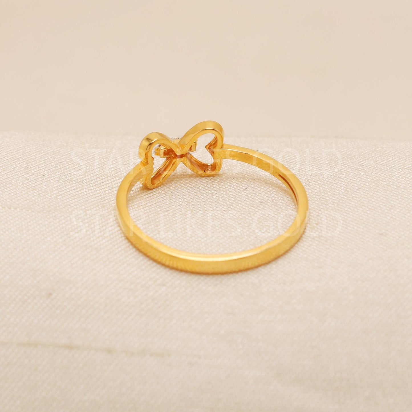 Handcrafted 22k Pure Gold handmade Rings - Artisan Jewelry, 22k Jewelry, Designer Gold Ring, Hallmarked, PR1966