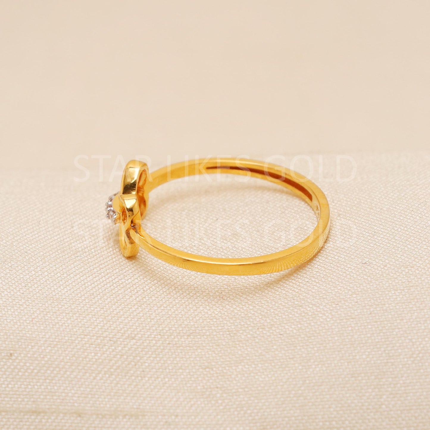 Handcrafted 22k Pure Gold handmade Rings - Artisan Jewelry, 22k Jewelry, Designer Gold Ring, Hallmarked, PR1966