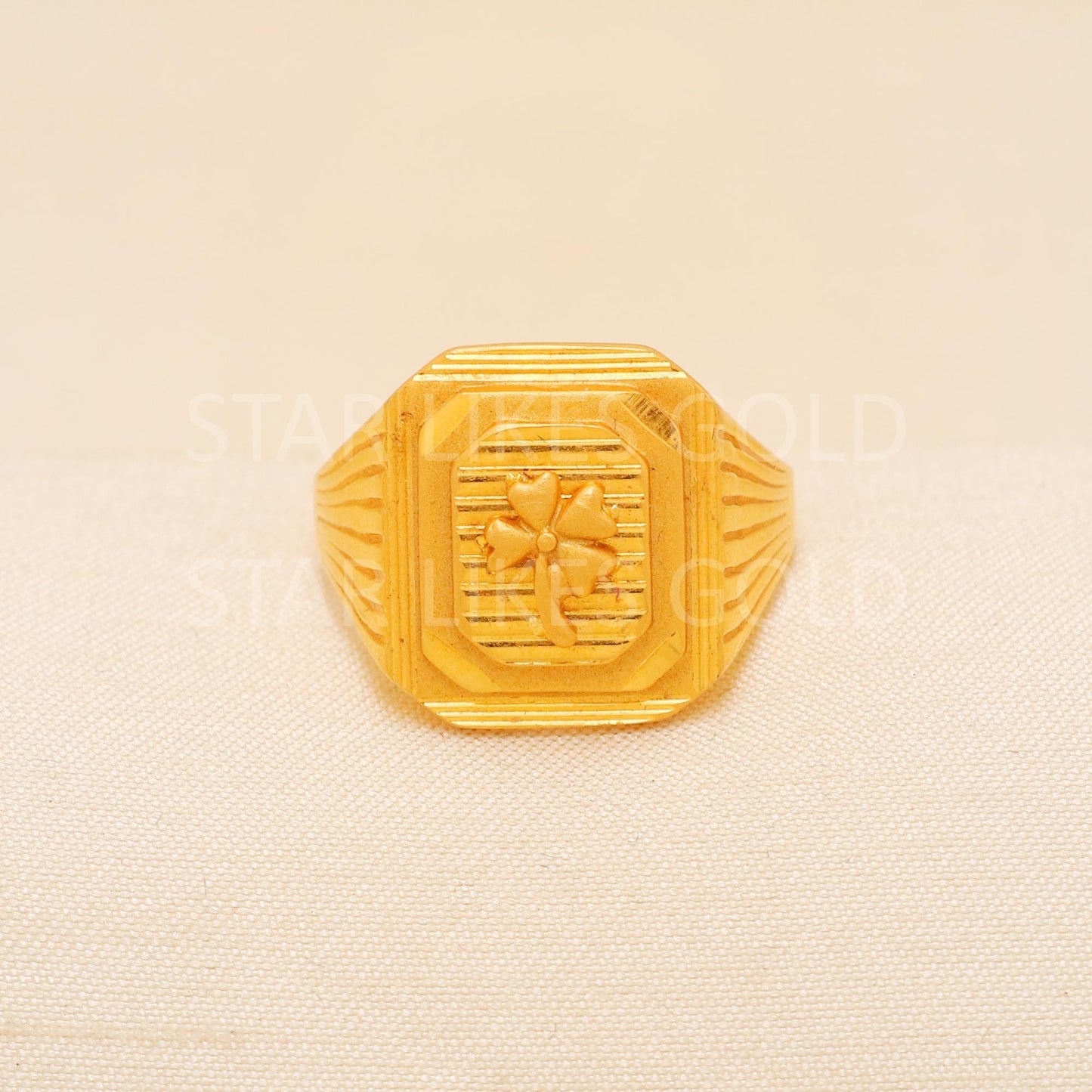 Handcrafted 22k Pure Gold handmade Rings - Artisan Jewelry, 22k Jewelry, Designer Gold Ring, Hallmarked, PR2006