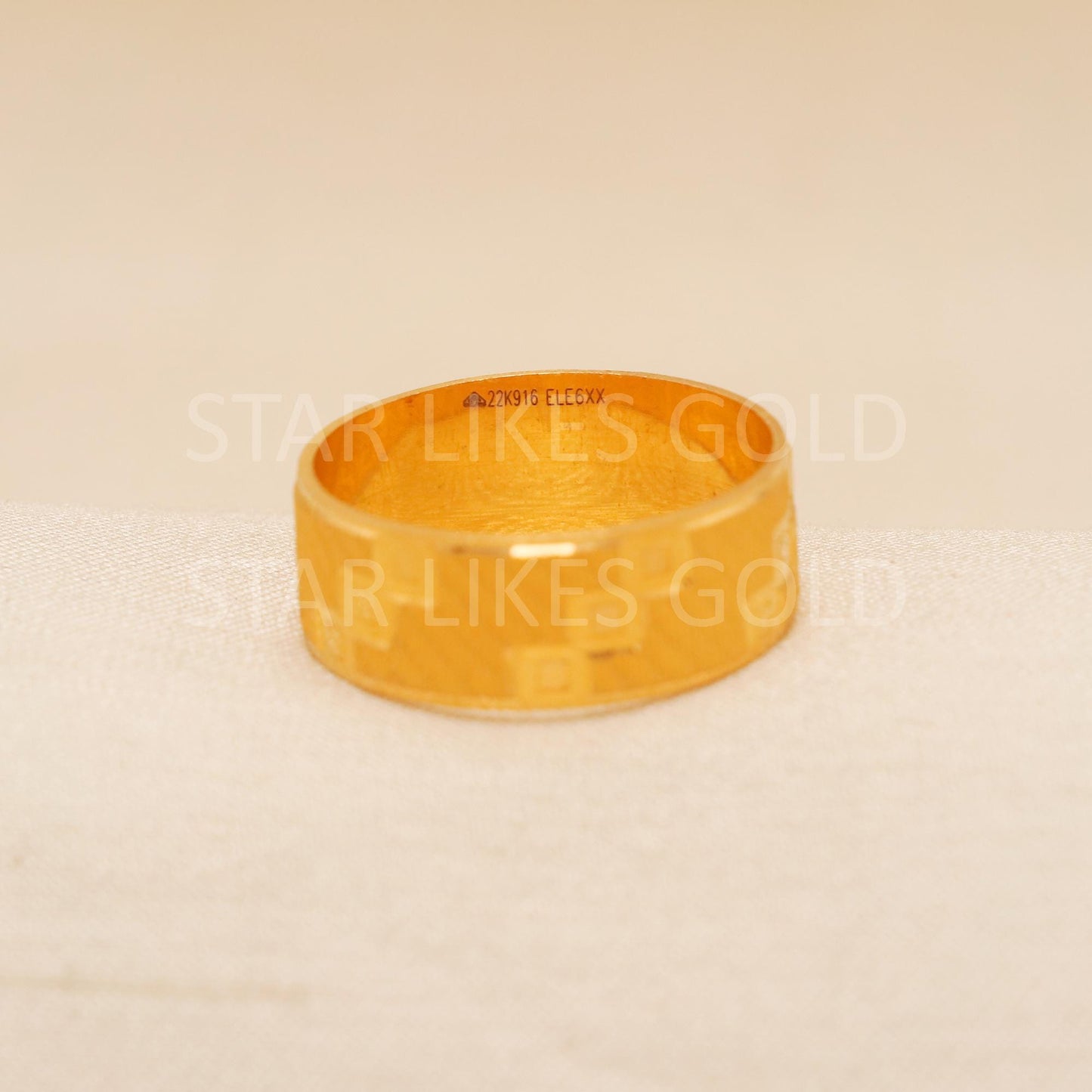 Handcrafted 22k Pure Gold handmade Rings - Artisan Jewelry, 22k Jewelry, Designer Gold Ring, Hallmarked, PR2007