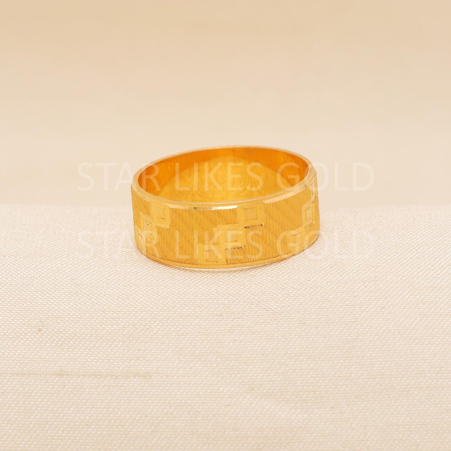 Handcrafted 22k Pure Gold handmade Rings - Artisan Jewelry, 22k Jewelry, Designer Gold Ring, Hallmarked, PR2007