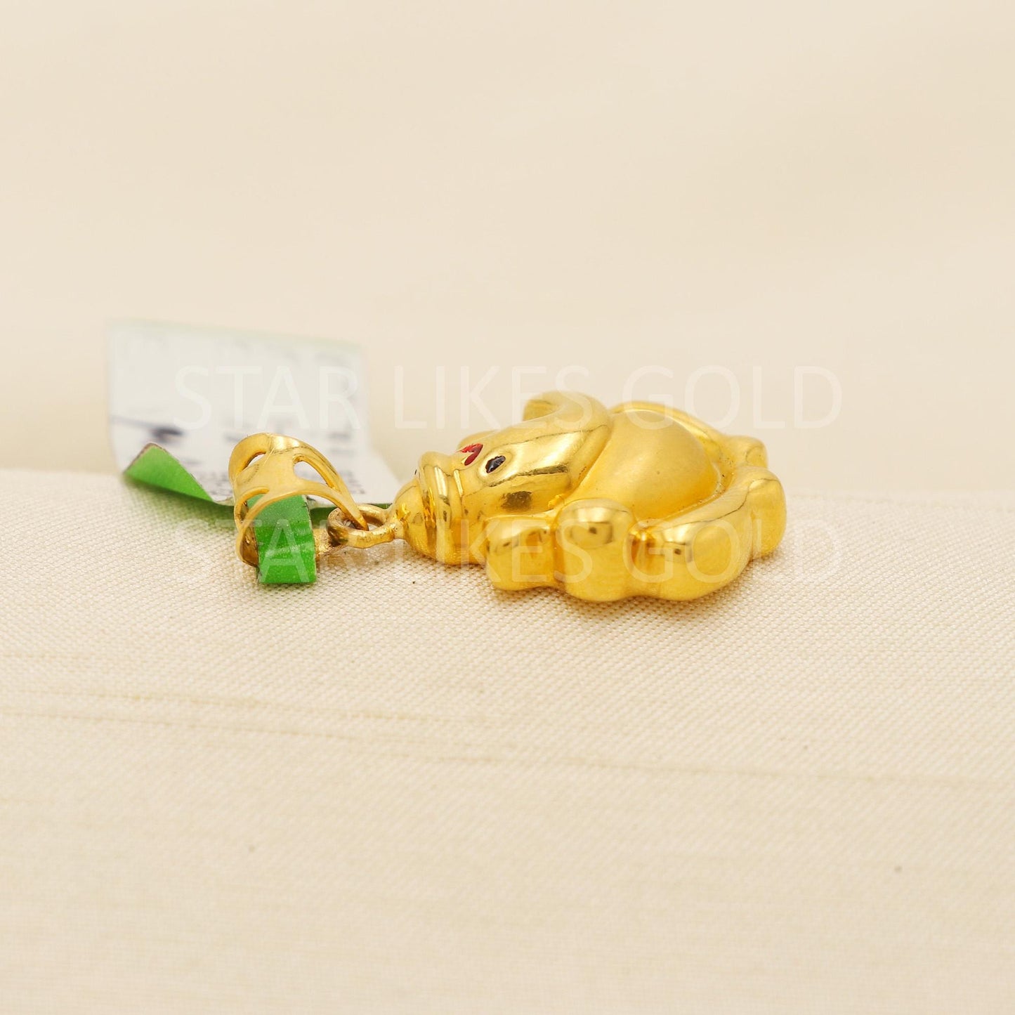 Lord Ganeshji 22k Gold Handmade Pendant Jewelry, PR2115