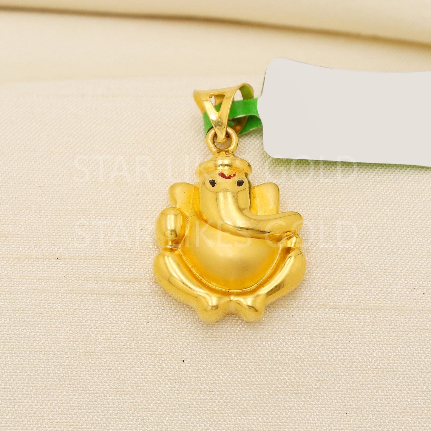Lord Ganeshji 22k Gold Handmade Pendant Jewelry, PR2115