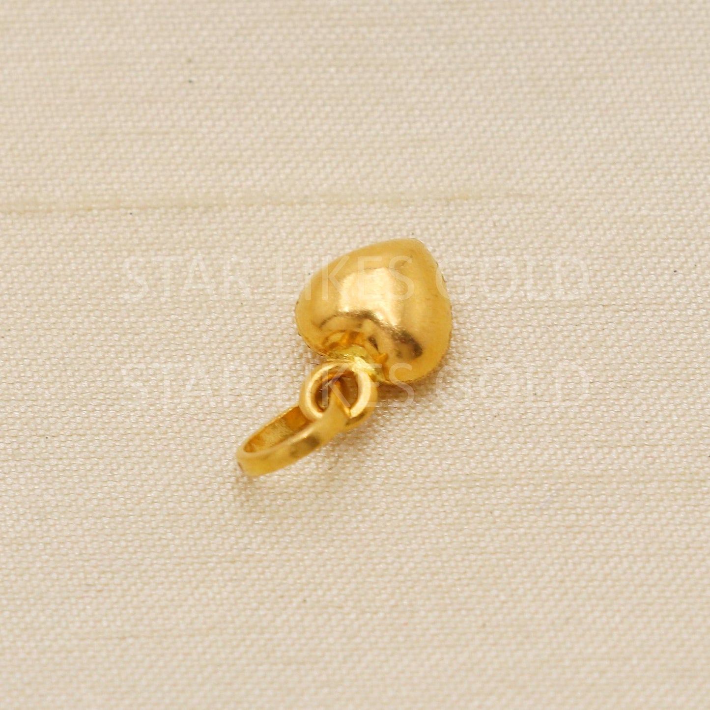 Heart 22k Yellow Gold Handmade Pendant Jewelry, PR2122